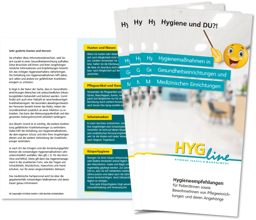 Hygiene & DU?! Flyer (deutsch & englisch)